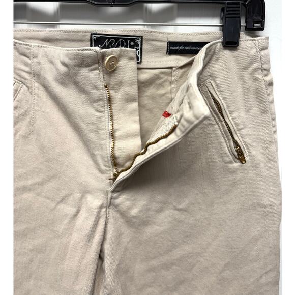 NYDJ Jeans, Tan Pants, Hollywood Waist, Zip Pockets, Women's Size 4 - Picture 4 of 7